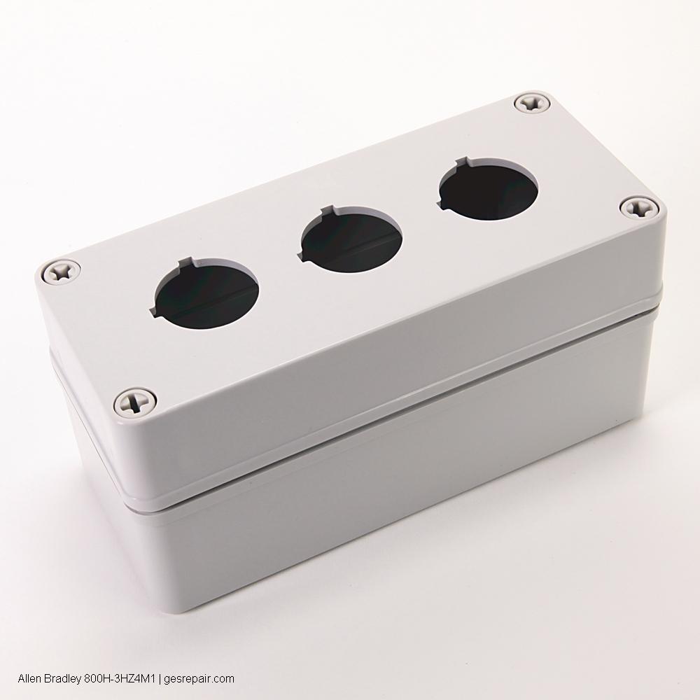 Allen Bradley 800H-3HZ4M1 Allen-Bradley 800H-3HZ4M1 30 mm Push Button Enclosure https://gesrepair.com/wp-content/uploads/2026/01/Allen%20Bradley_800H-3HZ4M1.jpg
