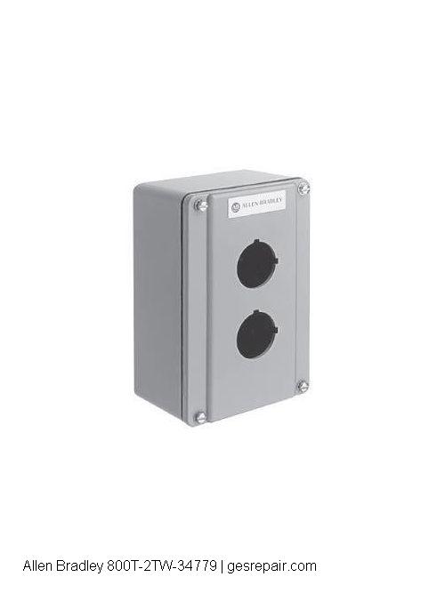 Allen Bradley 800T-2TW-34779 Station pushbutton 2-operator die cast serial-34779 https://gesrepair.com/wp-content/uploads/2026/01/Allen%20Bradley_800T-2TW-34779.jpg