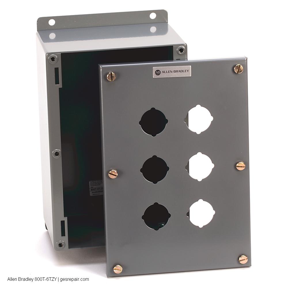Allen Bradley 800T-6TZY Allen-Bradley 800T-6TZY 30 mm Push Button Enclosure https://gesrepair.com/wp-content/uploads/2026/01/Allen%20Bradley_800T-6TZY.jpg