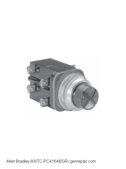 Allen Bradley 800TC-PC416ABGR Light pilot cluster 4-unit incandescent 120VAC amber/blue/green/red https://gesrepair.com/wp-content/uploads/2026/01/Allen%20Bradley_800TC-PC416ABGR.jpg