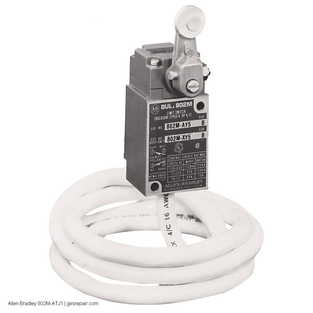 Allen Bradley 802M-ATJ1 Allen-Bradley 802M-ATJ1 Pre-Wired Factory Sealed Lever Type Spring Return Standard Operating Torque Limit Switch https://gesrepair.com/wp-content/uploads/2026/01/Allen%20Bradley_802M-ATJ1.jpg
