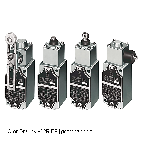 Allen Bradley 802R-BF Allen-Bradley 802R-BF Metal NEMA Sealed Limit Switch https://gesrepair.com/wp-content/uploads/2026/01/Allen%20Bradley_802R-BF.png