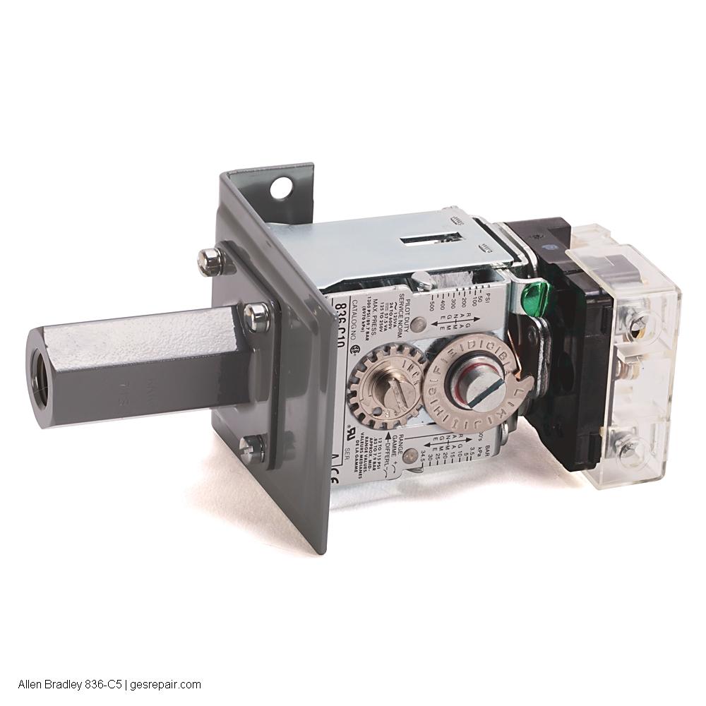 Allen Bradley 836-C5 Allen-Bradley 836-C5 Solid State Pressure Switch https://gesrepair.com/wp-content/uploads/2026/01/Allen%20Bradley_836-C5.jpg