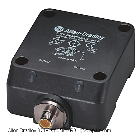 Allen Bradley 871F-K65N80-R3 Allen-Bradley 871F-K65N80-R3 Flat Pack Style Inductive Sensor https://gesrepair.com/wp-content/uploads/2026/01/Allen%20Bradley_871F-K65N80-R3.png