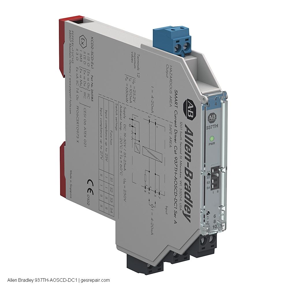 Allen Bradley 937TH-AOSCD-DC1 Allen Bradley 937TH-AOSCD-DC1 Isolator SMART Current Driver https://gesrepair.com/wp-content/uploads/2026/01/Allen%20Bradley_937TH-AOSCD-DC1.jpg