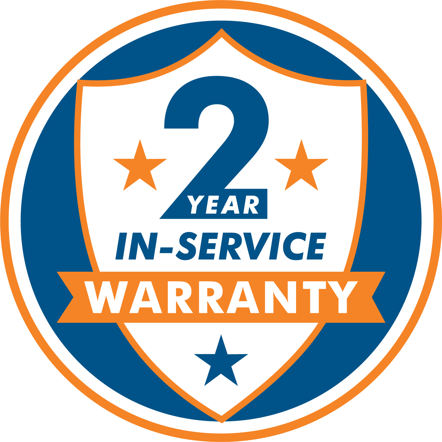2 year In-Service Warranty