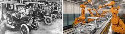 Automotive Manufacturing: Then and Now