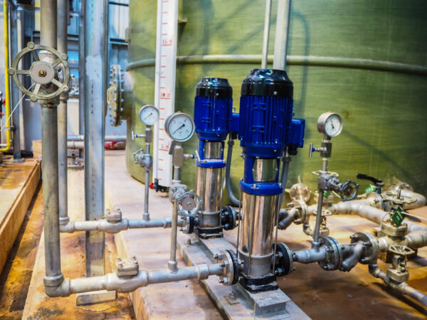 Pump Of Water Treatment Systems In Power Plant
