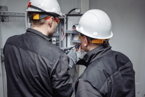 Engineer Working On Maintenance Equipment