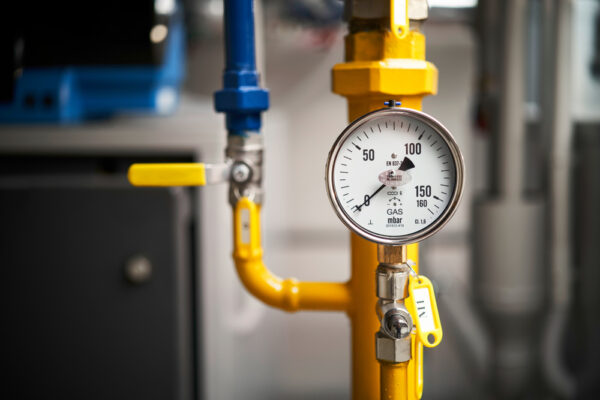Boiler Room Gas Pressure Meter