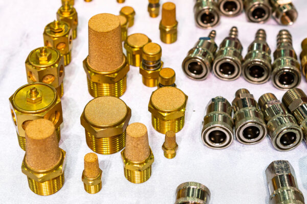 Air Exhaust Brass Silencer Muffler