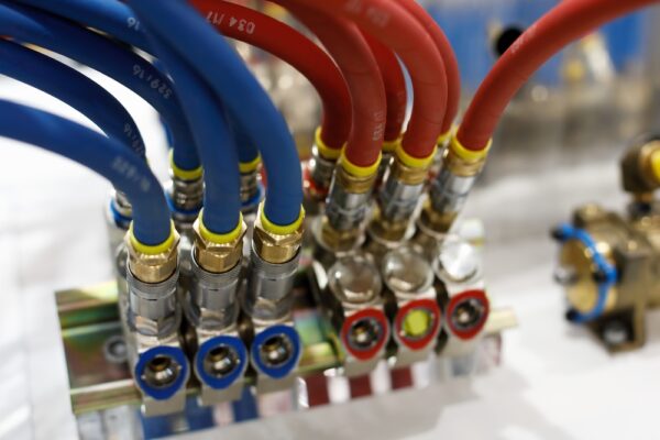 Reinforced Rubber Air Hoses With Pneumatic Fittings