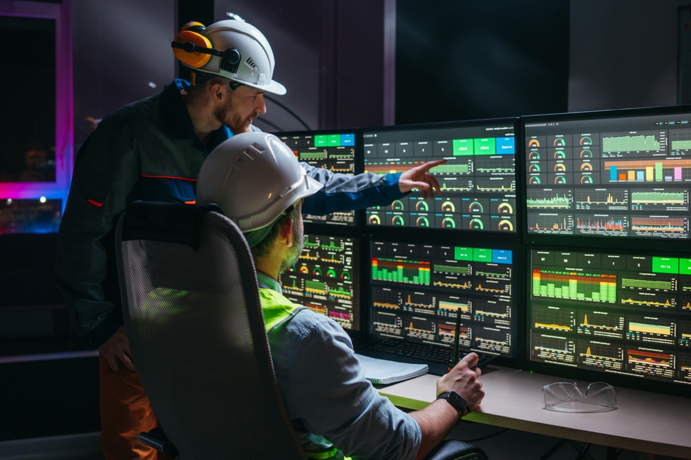 Head Engineer And Factory Operator Following Product Process
