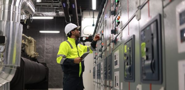 Engineers Working In The Main Control Room