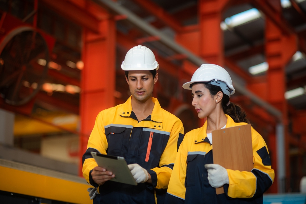 Male Engineers Industrial Audit