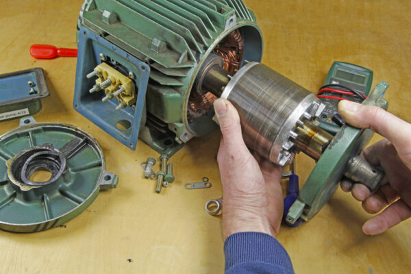 Three Phase Induction Motor Bearing Repair