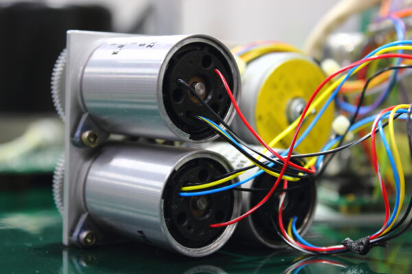 Electric Wire Connecting a Servo Motor